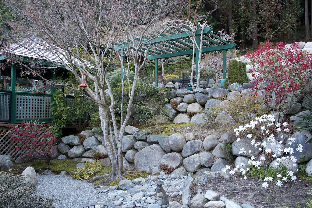Taille de haie soignée par un jardinier professionnel dans un jardin annécien